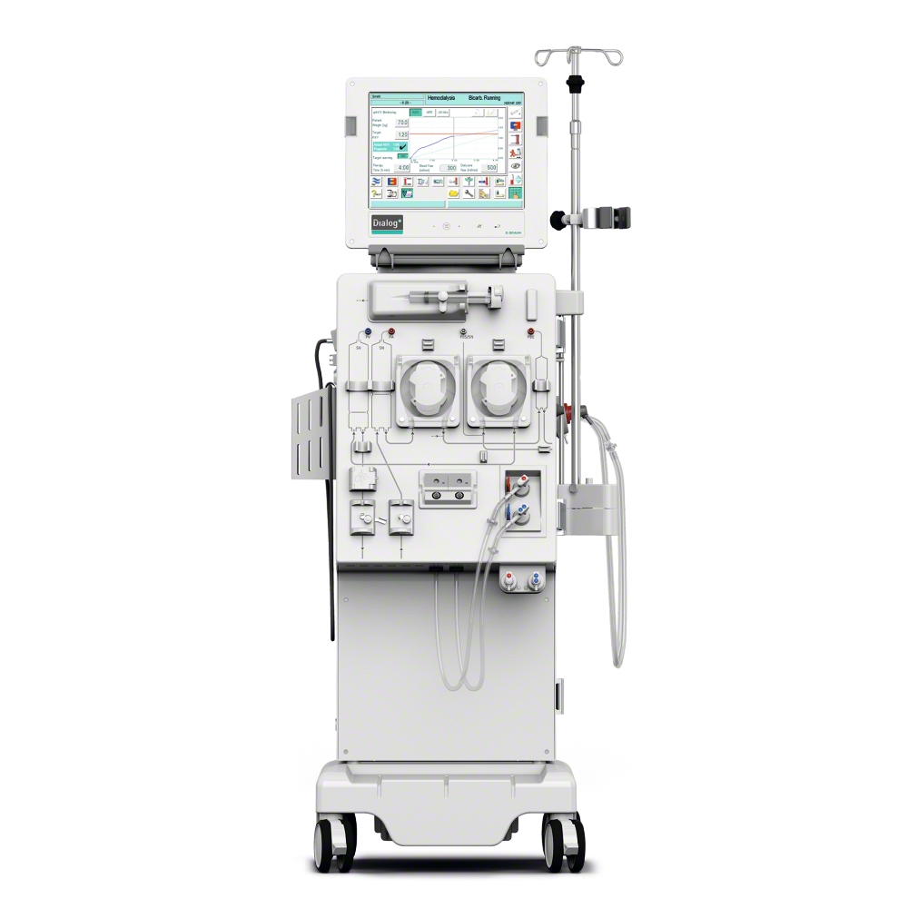 Dialog+ frontal view without lines-Hemodialysis machine