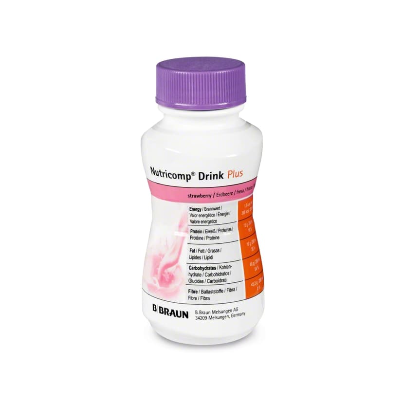 Nutricomp Drink Plus Strawberry-200 ml